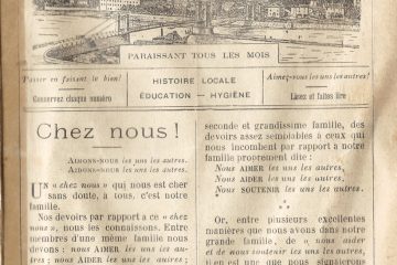 L&rsquo;écho des familles de Couzon – Février 1903